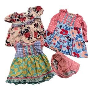 Matilda Jane Pat A Cake Outfit Complete & Coordinating Pieces 12-18 Months